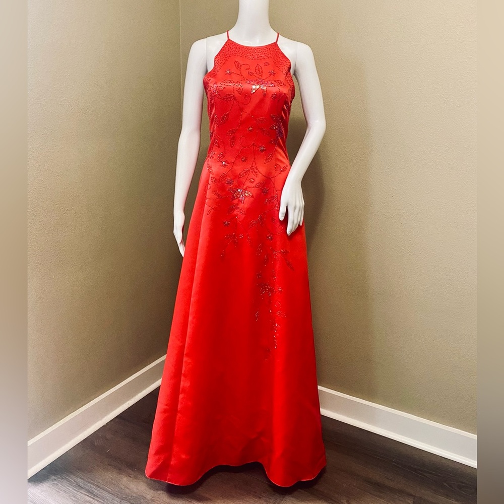 Vintage Roberta Beaded Evening Gown